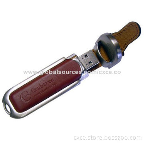2GB 4GB 8GB 16GB USB Memory Stick with Leather Housing